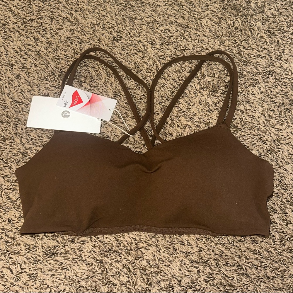 Voya Brown Strappy Bra